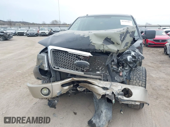 2008 Ford F-150 XLT with VIN 1FTPW12VX8FB25950, listed as a IAAI auction lot 41769407 with 203,269 mi miles and . Bid and sale history available at DreamBid. Image 6.