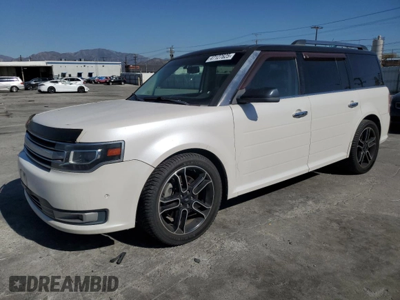 2013 Ford Flex Limited with VIN 2FMHK6DT8DBD32370, listed as a Copart auction lot 47127625 with 184,577 mi miles and Clean Title. Bid and sale history available at carsss.com. Image 1.