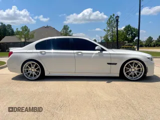 2010 BMW 7 Series 750Li with VIN WBAKB8C58ACY64395, listed as a Copart auction lot 63885205 with 137,375 mi miles and Salvage title. Bid and sale history available at DreamBid. Image 11.
