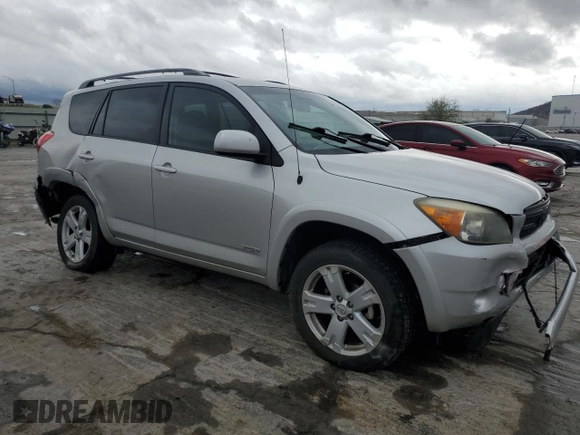 2006 Toyota RAV4 Sport with VIN JTMZD32V466013474, listed as a Copart auction lot 51227005 with 125,001 mi miles and Salvage Title. Bid and sale history available at carsss.com. Image 4.