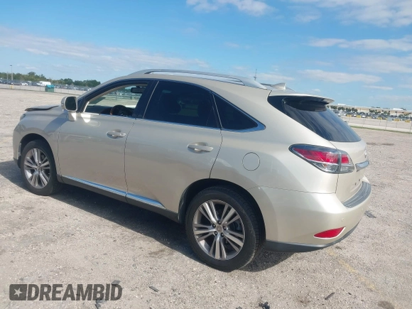 2015 Lexus RX 350 with VIN 2T2ZK1BA0FC154358, listed as a IAAI auction lot 42031264 with 86,040 mi miles and . Bid and sale history available at carsss.com. Image 3.