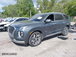 2022 Hyundai Palisade Calligraphy with VIN KM8R74HE9NU392837, listed as a IAAI auction lot 41715545 with 80,260 mi miles. Bid and sale history available at carsss.com. Image 17.