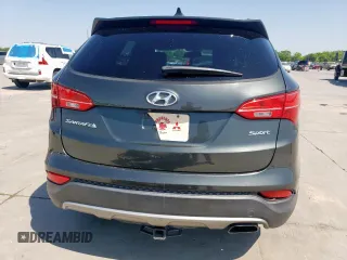 2014 Hyundai Santa Fe Sport with VIN 5XYZU3LB3EG169201, listed as a Copart auction lot 52828455 with 187,953 mi miles and Salvage Title. Bid and sale history available at carsss.com. Image 6.