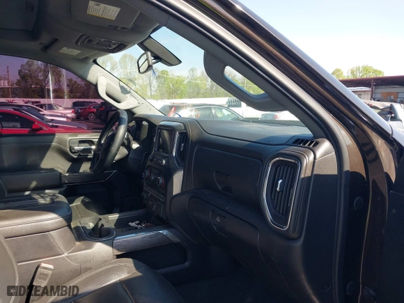 2019 Chevrolet Silverado 1500 LTZ with VIN 1GCPWEED7KZ137344, listed as a IAAI auction lot 42022949 with 55,947 mi miles. Bid and sale history available at carsss.com. Image 5.