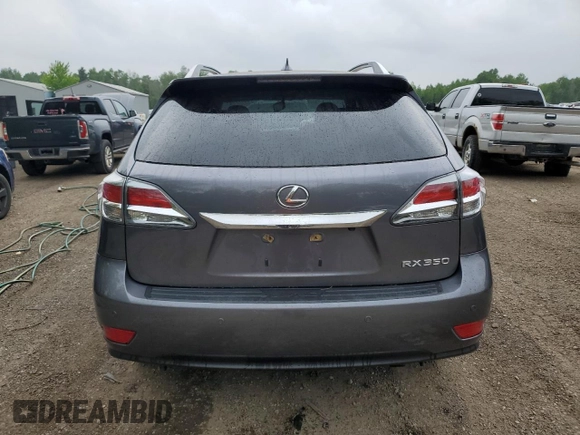2015 Lexus RX 350 with VIN 2T2BK1BA1FC272355, listed as a Copart auction lot 59679905 with 132,757 mi miles and Salvage title. Bid and sale history available at DreamBid. Image 6.