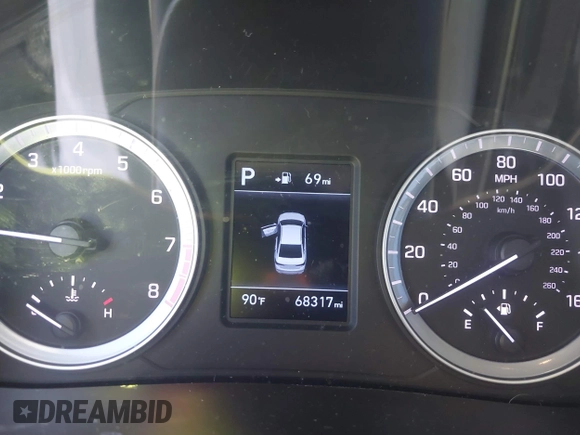 2019 Hyundai Sonata SE with VIN 5NPE24AF3KH810903, listed as a IAAI auction lot 41831371 with 68,317 mi miles and . Bid and sale history available at carsss.com. Image 7.