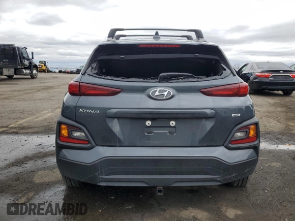 2021 Hyundai Kona SEL Plus with VIN KM8K6CAA0MU700806, listed as a Copart auction lot 49539155 with 0 mi miles and Salvage Title. Bid and sale history available at carsss.com. Image 6.