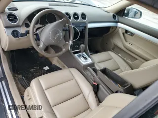 2005 Audi A4 1.8T with VIN WAUBC48H85K021690, listed as a Copart auction lot 80218614 with 107,593 mi miles and Salvage Title. Bid and sale history available at carsss.com. Image 8.