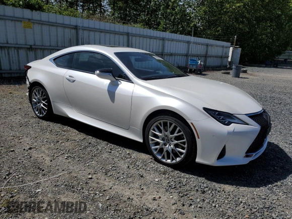2022 Lexus RC 350 z VIN JTHDZ5BC2N5025535, wystawiony jako Copart lot #56004595 z przebiegiem 11 195 mil mil oraz Szkoda całkowita • Salvage title. Historia ofert i sprzedaży dostępna na DreamBid. Obrazek 4.