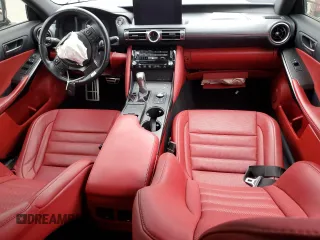 2022 Lexus IS 350 F Sport with VIN JTHGZ1B24N5052989, listed as a Copart auction lot 62594345 with 41,489 mi miles and Salvage title. Bid and sale history available at DreamBid. Image 8.