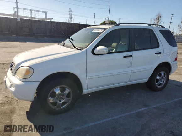 2003 Mercedes-Benz M-Class 3.2L with VIN 4JGAB54E23A390045, listed as a Copart auction lot 47264475 with 154,349 mi miles and Salvage Title. Bid and sale history available at carsss.com. Image 1.
