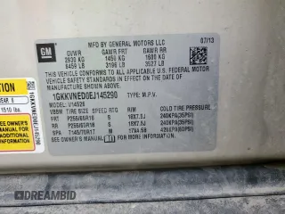 2014 GMC Acadia SLE с VIN 1GKKVNED0EJ145290, выставлен на аукционе Copart как лот 48763015 с пробегом 135 656 миль миль и Списание • Salvage title. История ставок и продаж доступна на DreamBid. Изображение 16.