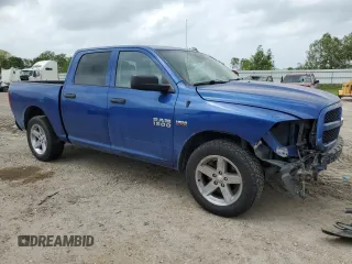 2017 Ram 1500 Express with VIN 3C6RR7KTXHG747164, listed as a Copart auction lot 51460365 with 202,492 mi miles and Salvage title. Bid and sale history available at DreamBid. Image 4.