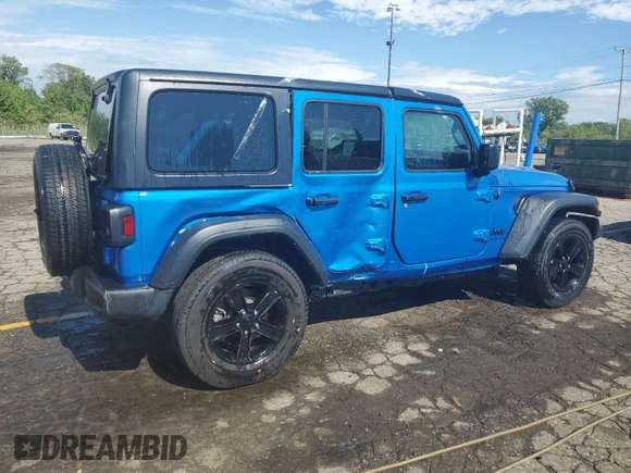 2023 Jeep Wrangler Sport with VIN 1C4HJXDN6PW543133, listed as a Copart auction lot 69230224 with 5,370 mi miles and Clean Title. Bid and sale history available at DreamBid. Image 3.