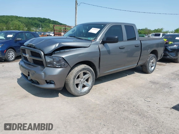 2012 Ram 1500 Express with VIN 1C6RD7FT1CS264737, listed as a IAAI auction lot 42343855 with 148,368 mi miles and . Bid and sale history available at DreamBid. Image 17.