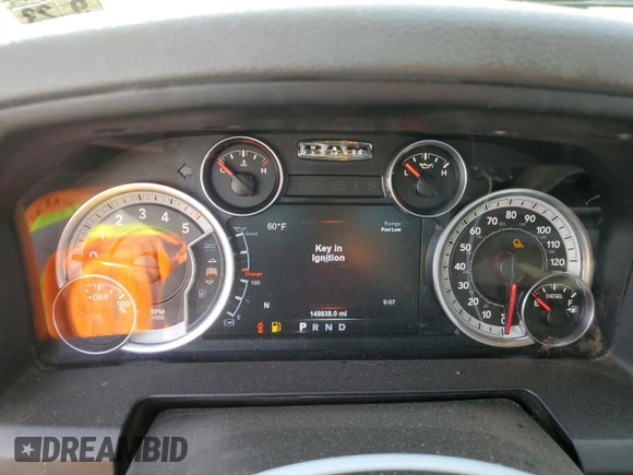 2018 Ram 1500 Big Horn with VIN 1C6RR7LM2JS272051, listed as a Copart auction lot 50595145 with 149,838 mi miles and Salvage Title. Bid and sale history available at carsss.com. Image 9.