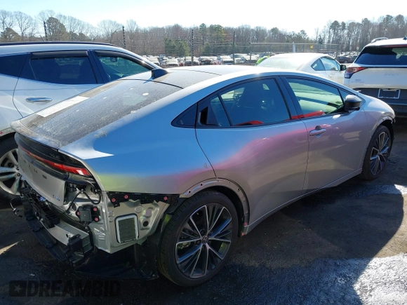 2024 Toyota Prius LE z VIN JTDACAAU9R3035781, wystawiony jako IAAI lot #41458562 z przebiegiem 1 592 mil mil oraz . Historia ofert i sprzedaży dostępna na DreamBid. Obrazek 4.
