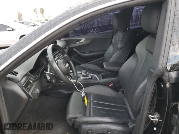 2019 Audi A5 Sportback Premium Plus with VIN WAUENCF54KA028874, listed as a Copart auction lot 48517763 with 53,105 mi miles. Bid and sale history available at carsss.com. Image 7.