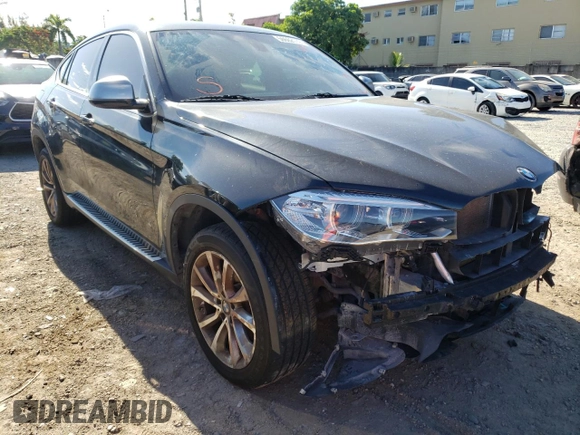 2015 BMW X6 sDrive35i with VIN 5UXKU0C50F0F91736, listed as a Copart auction lot 56662172 with 67,560 mi miles. Bid and sale history available at carsss.com. Image 1.
