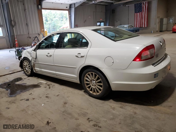 2007 Mercury Milan Premier with VIN 3MEHM08127R670551, listed as a Copart auction lot 71887554 with 129,513 mi miles and Salvage Title. Bid and sale history available at carsss.com. Image 2.