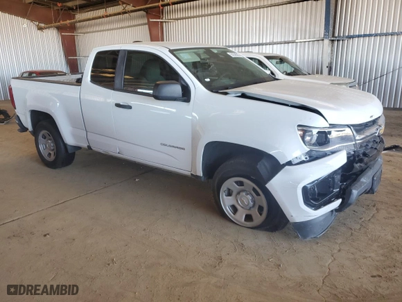 2022 Chevrolet Colorado 2WD Work Truck with VIN 1GCHSBEA1N1272004, listed as a Copart auction lot 50339565 with 0 mi miles and Salvage Title. Bid and sale history available at carsss.com. Image 4.