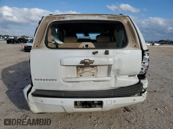 2011 Chevrolet Suburban LT with VIN 1GNSCJE07BR192781, listed as a Copart auction lot 85216194 with 0 mi miles and Salvage Title. Bid and sale history available at carsss.com. Image 6.