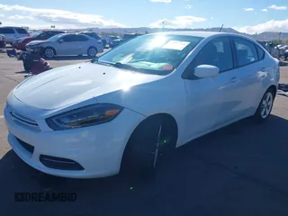 2015 Dodge Dart SXT with VIN 1C3CDFBB5FD281835, listed as a IAAI auction lot 41706666 with 115,296 mi miles. Bid and sale history available at carsss.com. Image 2.