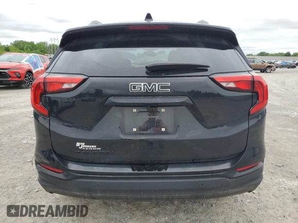 2020 GMC Terrain SLE with VIN 3GKALMEV2LL299087, listed as a Copart auction lot 60545425 with 88,199 mi miles and Salvage title. Bid and sale history available at DreamBid. Image 6.