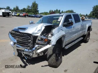 2017 GMC Sierra 2500HD SLT with VIN 1GT12TEY3HF144102, listed as a Copart auction lot 58531525 with Not provided miles and Salvage title. Bid and sale history available at DreamBid. Image 1.