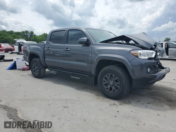 2022 Toyota Tacoma SR with VIN 3TYAX5GN9NT038043, listed as a Copart auction lot 55555025 with 31,648 mi miles and Salvage title. Bid and sale history available at DreamBid. Image 4.