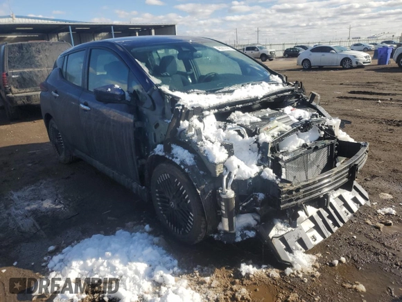 2025 Nissan LEAF SV Plus with VIN 1N4CZ1CV9SC564964, listed as a Copart auction lot 46302065 with 1,994 mi miles and Salvage Title. Bid and sale history available at carsss.com. Image 4.