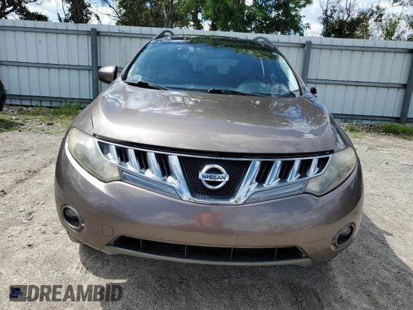 2009 Nissan Murano LE with VIN JN8AZ18W09W143229, listed as a Copart auction lot 69044614 with 193,060 mi miles and Salvage Title. Bid and sale history available at carsss.com. Image 5.