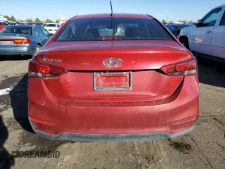 2018 Hyundai Accent SEL with VIN 3KPC24A31JE033251, listed as a Copart auction lot 80338594 with 87,847 mi miles and Salvage Title. Bid and sale history available at carsss.com. Image 6.