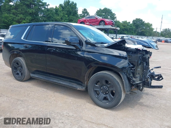 2023 Chevrolet Tahoe Commercial with VIN 1GNSCLED8PR515600, listed as a IAAI auction lot 42552810 with 20,016 mi miles and . Bid and sale history available at DreamBid. Image 1.