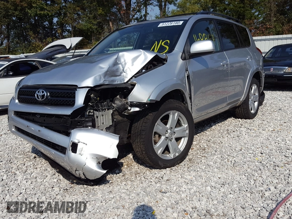 2007 Toyota RAV4 Sport with VIN JTMBD32V776051784, listed as a Copart auction lot 75918854 with 168,857 mi miles and Non Repairable. Bid and sale history available at carsss.com. Image 2.
