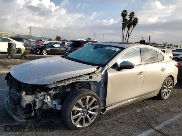 2022 Mazda 3 Premium with VIN JM1BPADL6N1500230, listed as a Copart auction lot 80939714 with 41,453 mi miles and Salvage Title. Bid and sale history available at DreamBid. Image 1.