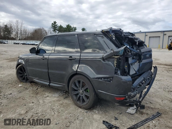 2020 Land Rover Range Rover Sport HST with VIN SALWS2RU2LA882785, listed as a Copart auction lot 46665515 with Not provided miles and Salvage title. Bid and sale history available at DreamBid. Image 2.