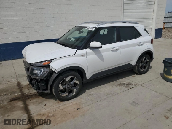 2022 Hyundai Venue SEL with VIN KMHRC8A38NU208306, listed as a Copart auction lot 58623695 with 20,122 mi miles and Salvage title. Bid and sale history available at DreamBid. Image 1.