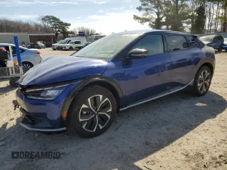 2023 Kia EV6 Wind with VIN KNDC34LA6P5607601, listed as a Copart auction lot 47719015 with 7,604 mi miles and Salvage Title. Bid and sale history available at carsss.com. Image 1.