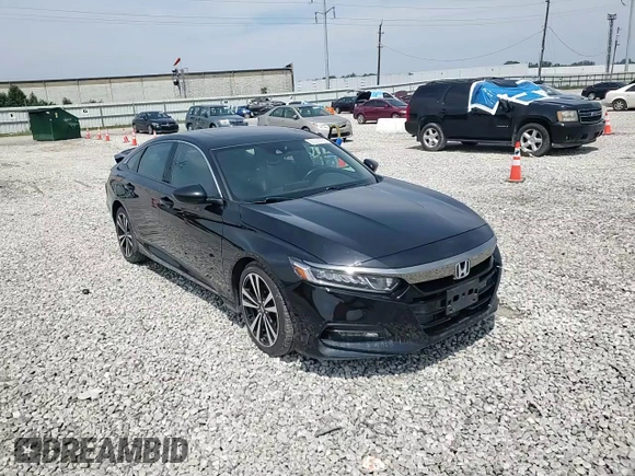 2019 Honda Accord Sport with VIN 1HGCV2F32KA008112, listed as a Copart auction lot 65229765 with 69,001 mi miles and Salvage title. Bid and sale history available at DreamBid. Image 14.