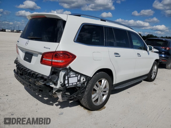 2017 Mercedes-Benz GLS with VIN 4JGDF6EE8HA822280, listed as a Copart auction lot 72396383 with 39,370 mi miles. Bid and sale history available at carsss.com. Image 3.