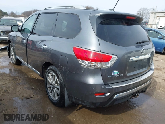 2015 Nissan Pathfinder SL with VIN 5N1AR2MM3FC654531, listed as a IAAI auction lot 41715163 with 160,808 mi miles and . Bid and sale history available at DreamBid. Image 3.