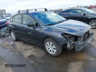 2014 Subaru Impreza 2.0i z VIN JF1GPAA63E8323024, wystawiony jako IAAI lot #41795263 z przebiegiem 115 968 mil mil oraz . Historia ofert i sprzedaży dostępna na DreamBid. Obrazek 1.