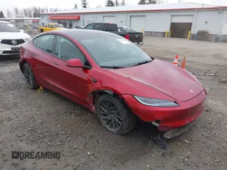 2024 Tesla Model 3 with VIN 5YJ3E1EA7RF785461, listed as a IAAI auction lot 41840091 with 8,414 mi miles. Bid and sale history available at carsss.com. Image 1.
