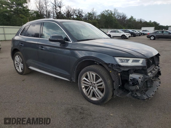 2018 Audi Q5 Premium Plus with VIN WA1BNAFY8J2247988, listed as a Copart auction lot 65188895 with 146,177 mi miles and Clean title. Bid and sale history available at DreamBid. Image 4.