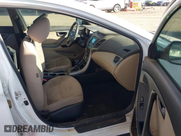 2016 Hyundai Elantra SE with VIN 5NPDH4AE7GH691505, listed as a IAAI auction lot 42308153 with 162,637 mi miles and . Bid and sale history available at DreamBid. Image 5.