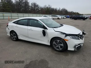 2019 Honda Civic Sedan LX with VIN 2HGFC2F6XKH517718, listed as a Copart auction lot 87000454 with 85,650 mi miles and Non Repairable. Bid and sale history available at carsss.com. Image 4.