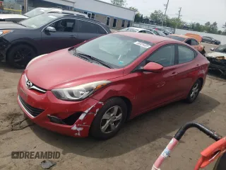2014 Hyundai Elantra SE z VIN KMHDH4AE6EU196016, wystawiony jako Copart lot #58425485 z przebiegiem 194 100 mil mil oraz Szkoda całkowita • Salvage title. Historia ofert i sprzedaży dostępna na DreamBid. Obrazek 1.