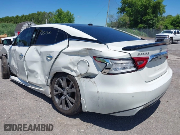 2017 Nissan Maxima S with VIN 1N4AA6AP6HC441664, listed as a IAAI auction lot 39630300 with 80,963 mi miles and . Bid and sale history available at DreamBid. Image 3.