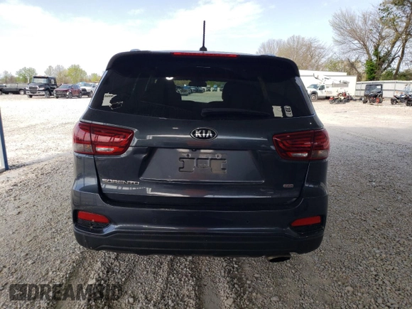 2020 Kia Sorento LX with VIN 5XYPGDA39LG698939, listed as a Copart auction lot 52677275 with 102,366 mi miles and Salvage Title. Bid and sale history available at carsss.com. Image 6.
